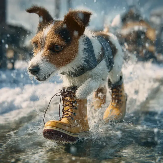 Waterproof Dog Shoes for Winter Walks - Winter Dog Shoes | Laravel