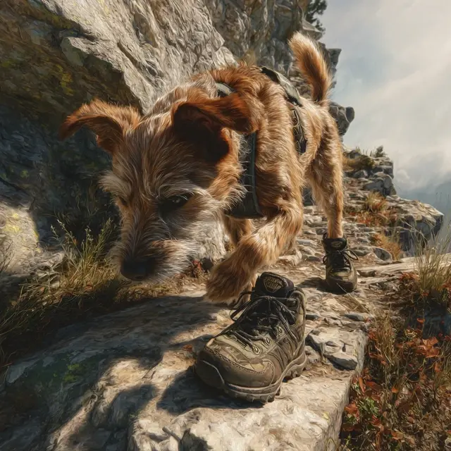 Dog Shoes With Extra Grip for Climbing Trails - Hiking Dog Shoes | Laravel