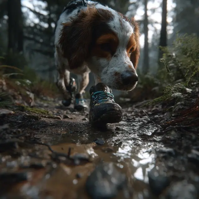 Dog Shoes That Handle Muddy Hiking Paths - Hiking Dog Shoes | Laravel