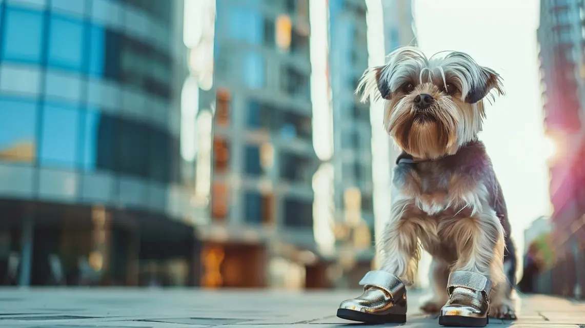 Dog Shoes With Metallic Finishes for Stylish Pups - Fashion Dog Shoes | Laravel